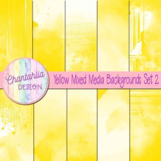 Free yellow mixed media backgrounds