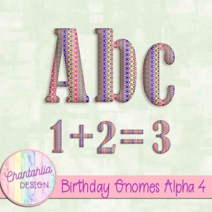 Free alpha in a Birthday Gnomes theme