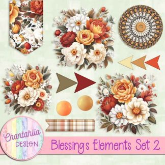 Free design elements in a Blessings theme