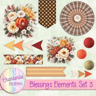 Free design elements in a Blessings theme