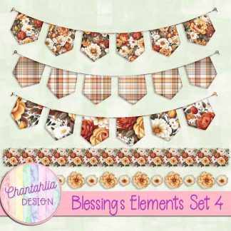 Free design elements in a Blessings theme