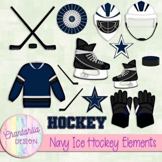 Free design elements in an Ice Hockey theme