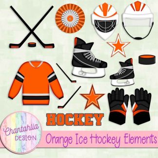 Free design elements in an Ice Hockey theme