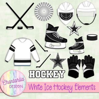 Free design elements in an Ice Hockey theme