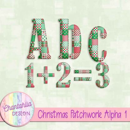 Free alpha in a Christmas Patchwork theme