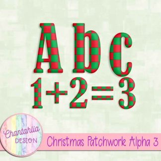 Free alpha in a Christmas Patchwork theme