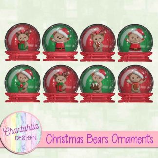 Free snow globes in a Christmas Bears theme