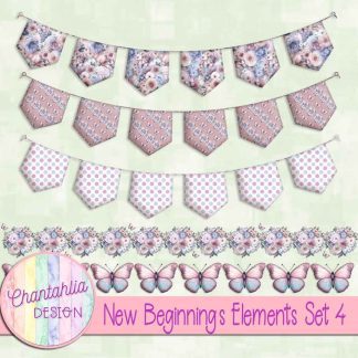 Free design elements in a New Beginnings theme