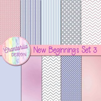 Free digital papers in a New Beginnings theme