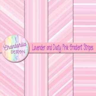 Free lavender and dusty pink gradient stripes digital papers