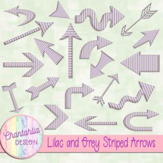 Free lilac and grey striped arrows