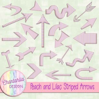 Free peach and lilac striped arrows