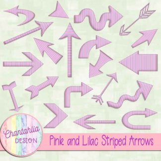 Free pink and lilac striped arrows