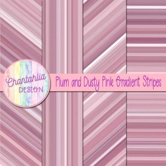 Free plum and dusty pink gradient stripes digital papers