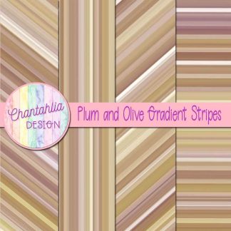 Free plum and olive gradient stripes digital papers