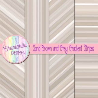 Free sand brown and grey gradient stripes digital papers