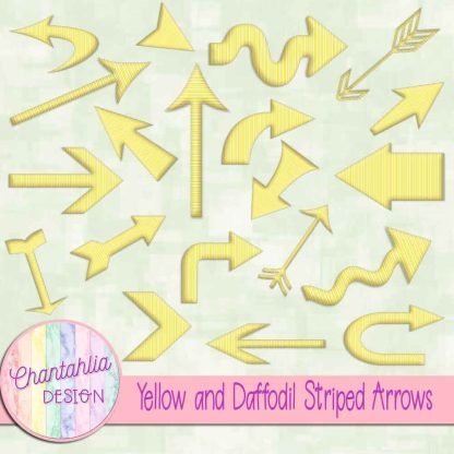 Free yellow and daffodil striped arrows