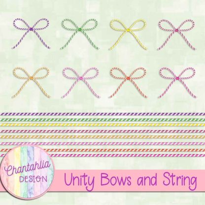 Free bows and string in a Unity theme