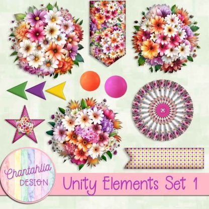 Free design elements in a Unity theme