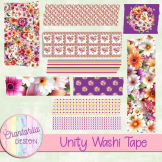 Free washi tape in a Unity theme