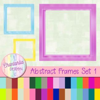 Free abstract frames in 36 colours