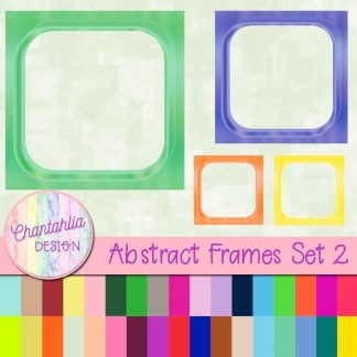 Free abstract frames in 36 colours