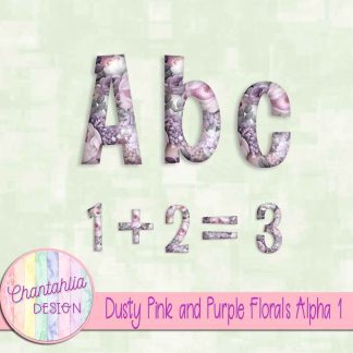 Free alpha in a Dusty Pink and Purple Florals theme