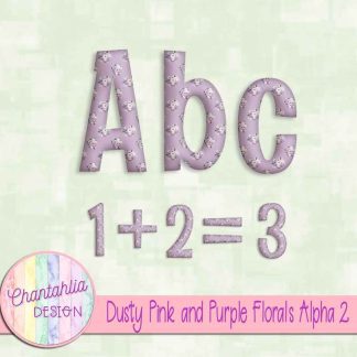 Free alpha in a Dusty Pink and Purple Florals theme