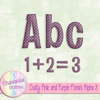 Free alpha in a Dusty Pink and Purple Florals theme