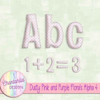 Free alpha in a Dusty Pink and Purple Florals theme