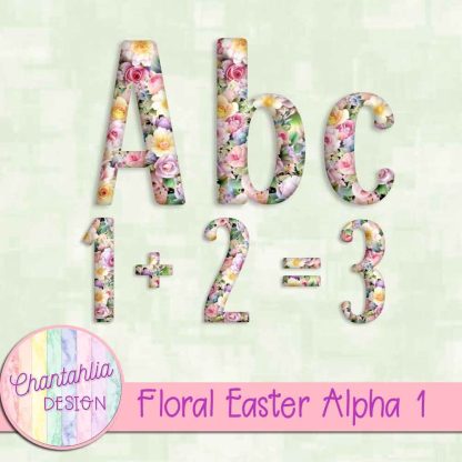 Free alpha in a Floral Easter theme