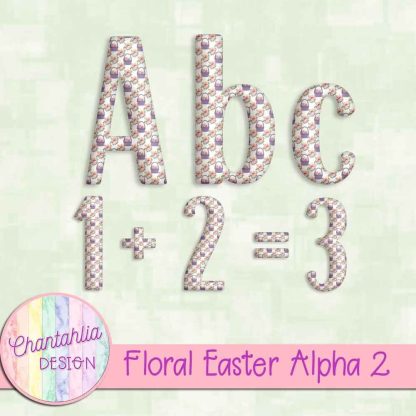 Free alpha in a Floral Easter theme