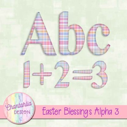 Free alpha in an Easter blessings theme