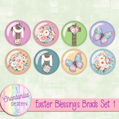 Free brads in an Easter blessings theme