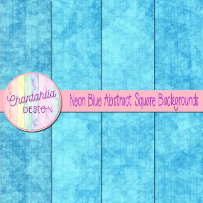Free neon blue abstract square backgrounds