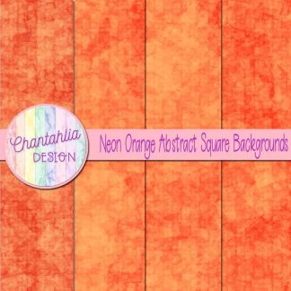 Free neon orange abstract square backgrounds