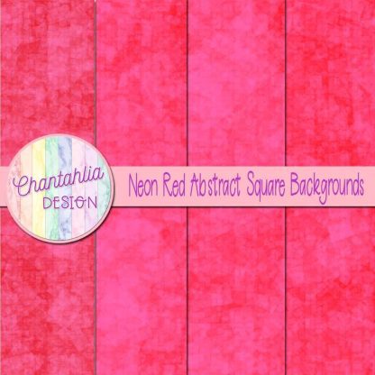 Free neon red abstract square backgrounds