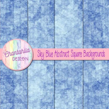 Free sky blue abstract square backgrounds
