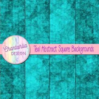 Free teal abstract square backgrounds