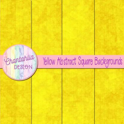 Free yellow abstract square backgrounds