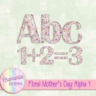Free alpha in a Floral Mother's Day theme