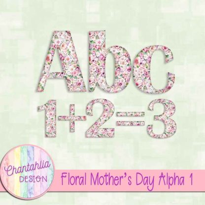 Free alpha in a Floral Mother's Day theme