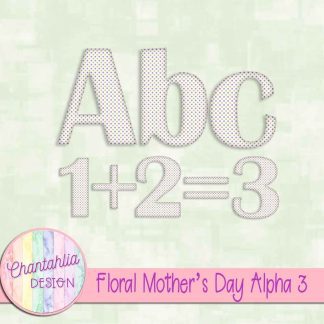 Free alpha in a Floral Mother's Day theme