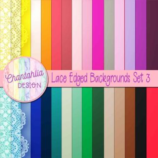 Free Lace Edged Digital Paper Backgrounds