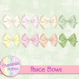 Free bows in a Peace theme