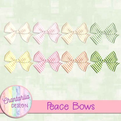 Free bows in a Peace theme