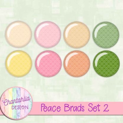 Free brads in a Peace theme