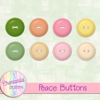 Free buttons in a Peace theme