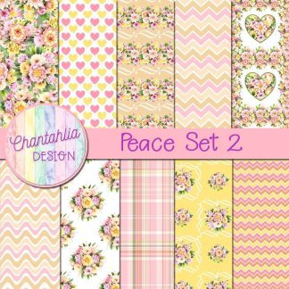 Free digital papers in a Peace theme