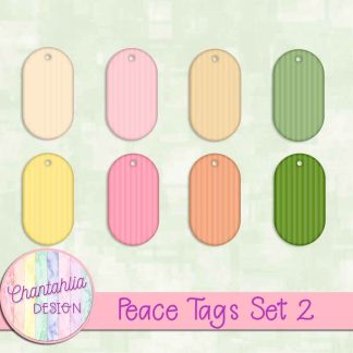 Free tags in a Peace theme